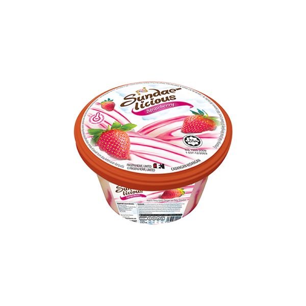 KING'S SUNDAE LICIOUS STRAWBERRY (800ML)