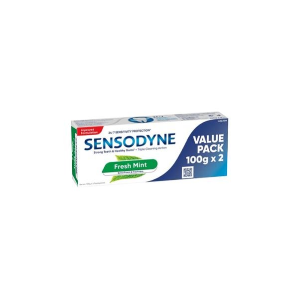 SENSODYNE TOOTHPASTE FRESH MINT (2 X 100G)