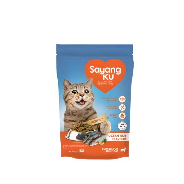 SAYANGKU CAT FOOD - OCEAN FISH (1KG)