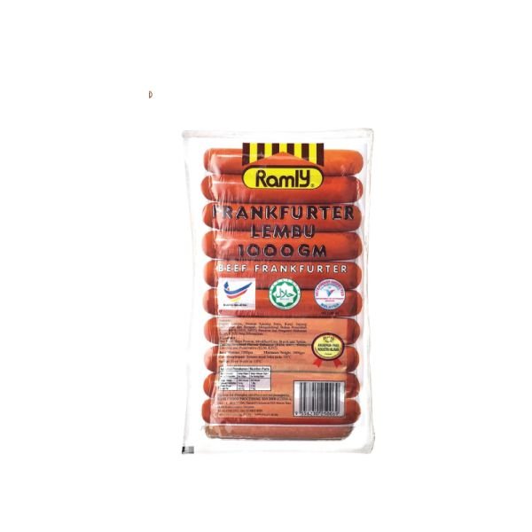 RAMLY BEEF FRANKFURTERS (1KG)