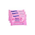 PUREEN FEMININE WIPES FLUSHABLE (3X10S)