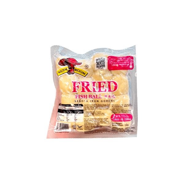 MUSHROOM FRIED FISH BALL (130G)