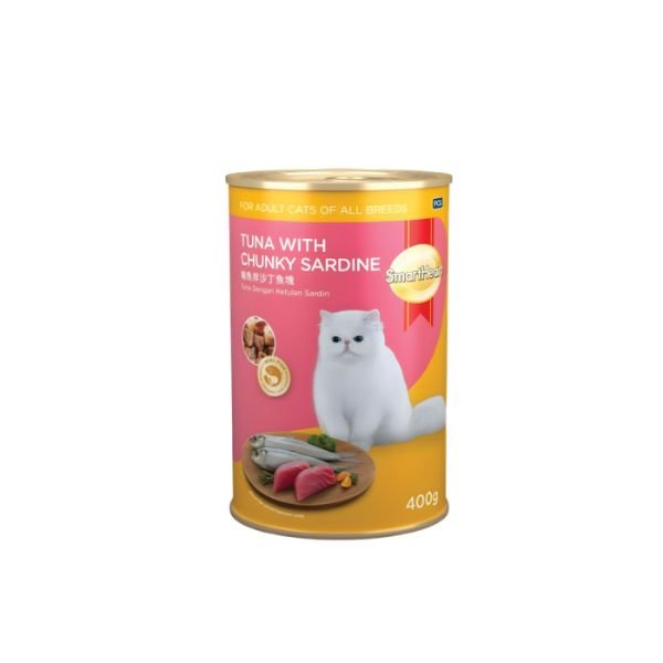 SMART HEART CAT CANNED FOOD - TUNA & CHUNKY (400G)