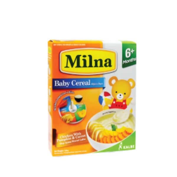 MILNA BABY CEREAL - CHICKEN WITH PUMPKIN & CARROTS (120G)