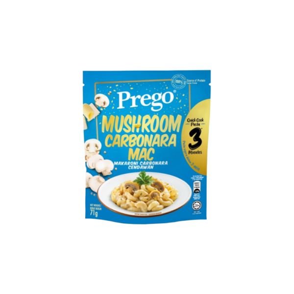 PREGO QUICK COOK PASTA MUSHROOM CARBONARA (71G)