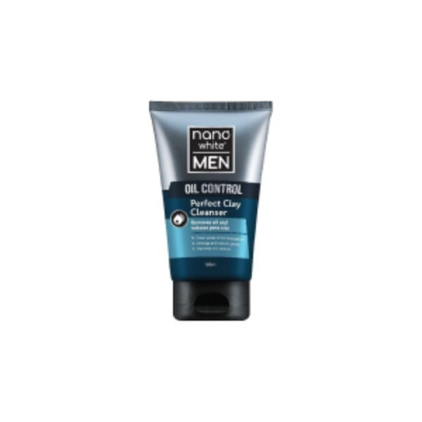 NANOWHITE MEN OIL CONTROL PERFECT CLAY FOAM (100ML)
