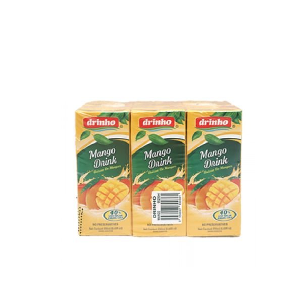 DRINHO MANGO FRUIT DRINK PACK (6 X 250ML)