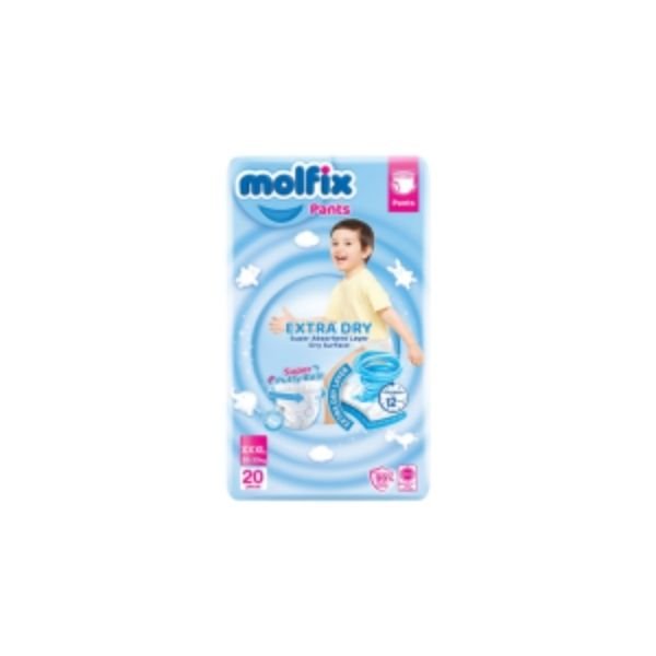 MOLFIX EXTRA DRY PANTS JUMBO - SIZE XXXL (20'S)