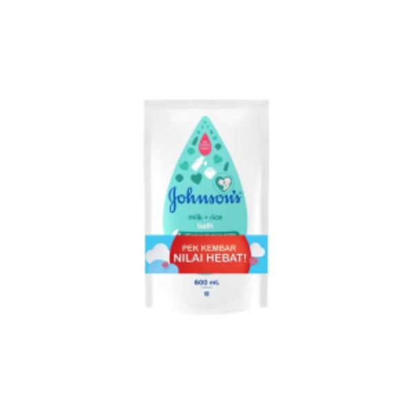 JOHNSON'S BABY BATH MILK & RICE - TWIN PACK (2X600ML)