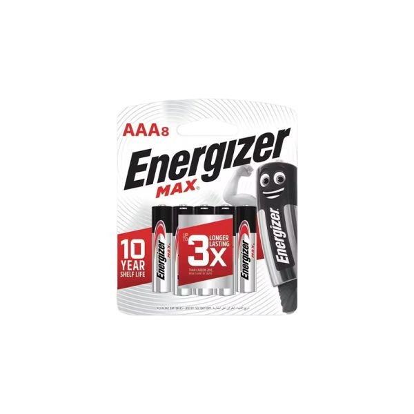 ENERGIZER MAX AAA ALKALINE BATTERIES (8-PACK)