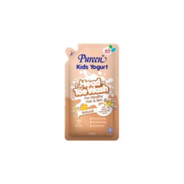 PUREEN KIDS YOGURT HEAD-TO-TOE - NATURAL (600ML)