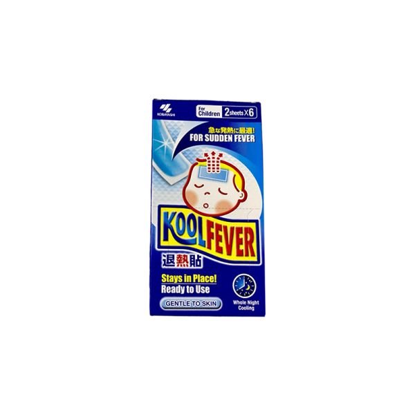 KOOLFEVER COOLING GEL SHEET - CHILD (6 PIECES)