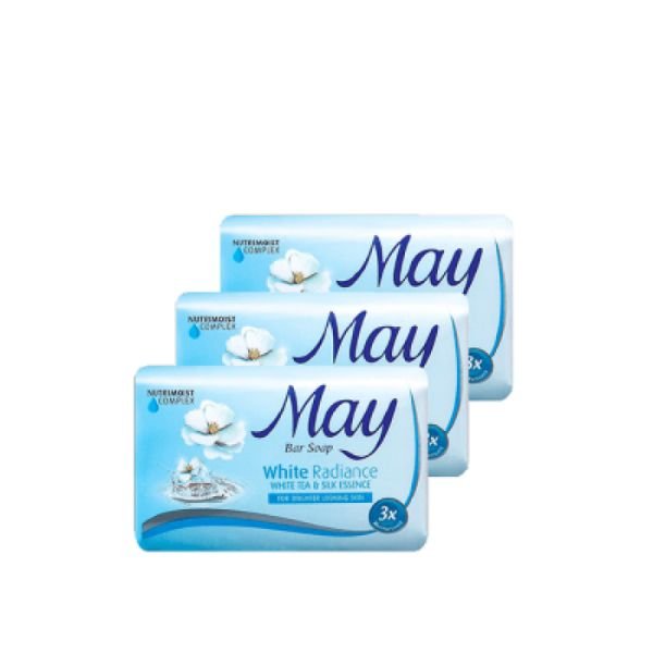 MAY BAR SOAP - WHITE RADIANCE (3X75G)