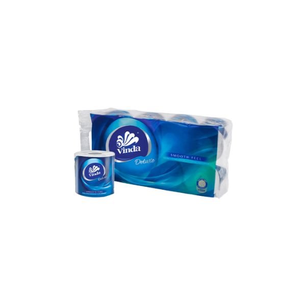VINDA DELUXE 3-PLY 4D-DECO TOILET ROLL (8 ROLLS)