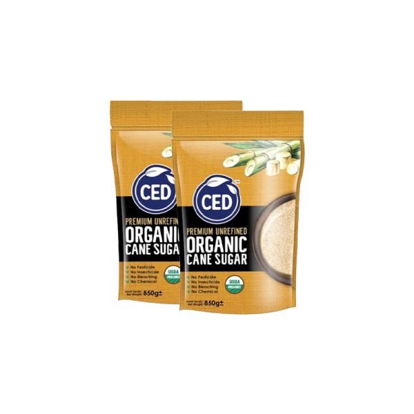 CED ORGANIC SUGAR - TWIN PACK (2X850G)