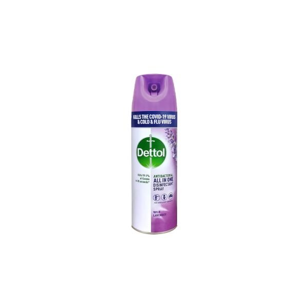 DETTOL DISINFECTANT SPRAY - WILD LAVENDER (450ML)