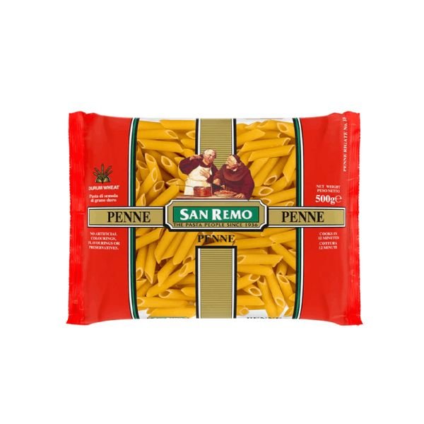 SAN REMO PENNE RIGATI PASTA (500G)
