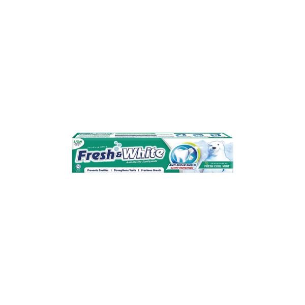 FRESH & WHITE TOOTHPASTE - FRESH COOL MINT (160G)