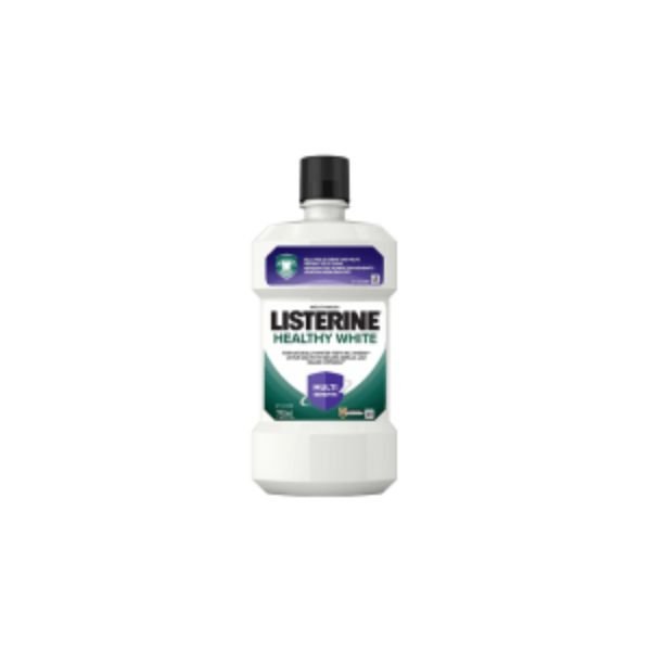 LISTERINE HEALTHY WHITE MOUTHWASH (750ML)