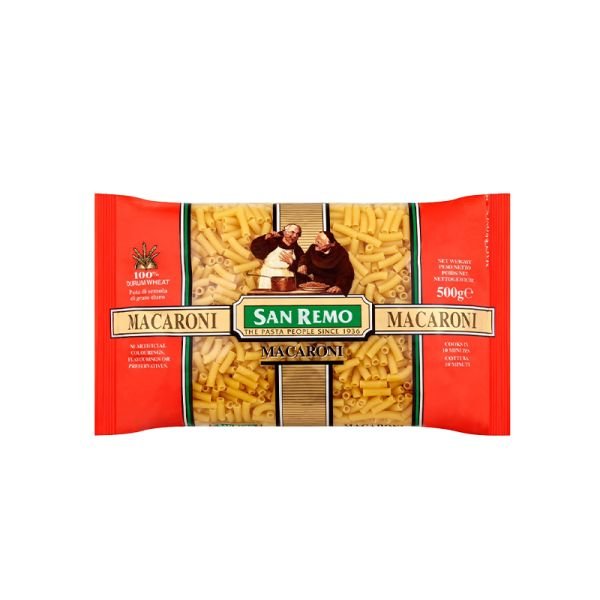 SAN REMO ELBOW MACARONI PASTA (500G)