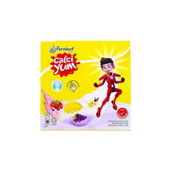 FERNLEAF CALCIYUM YOGURT ASSORTED (8S X 60G)