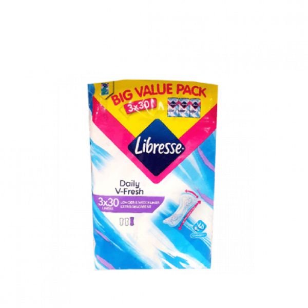 LIBRESSE PANTYLINER - LONGER & WIDER SLIM MULTIPAC