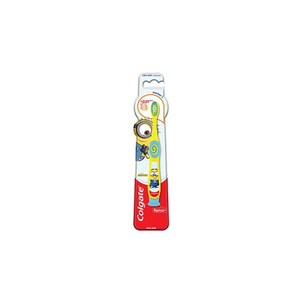 COLGATE SMILES MINIONS TOOTHBRUSH - 2-5 YEARS (1 PIECE)