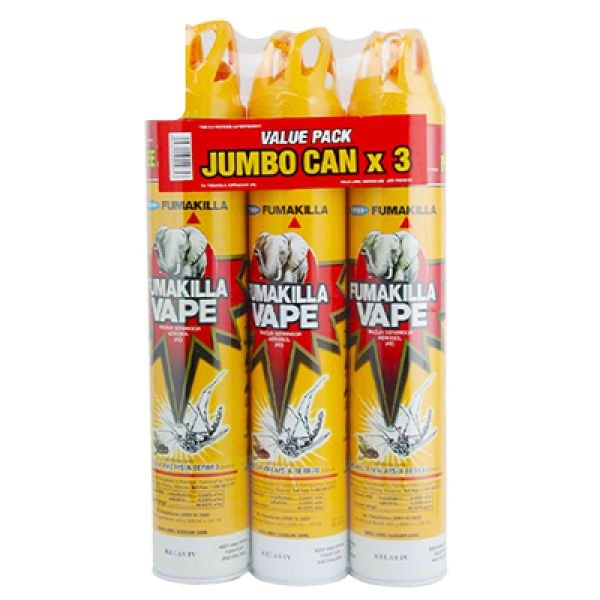 FUMAKILLA VAPE AERO JUMBO PACK (3 X 720ML)
