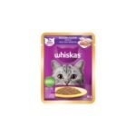 WHISKAS ADULT WET CAT FOOD POUCH - FRESH FISH MACK