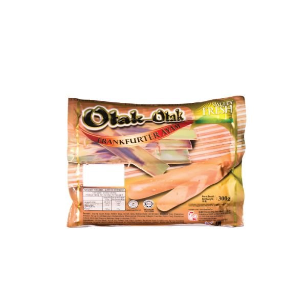 VALLEY FRESH CHICKEN FRANKFURTER OTAK-OTAK (300G)