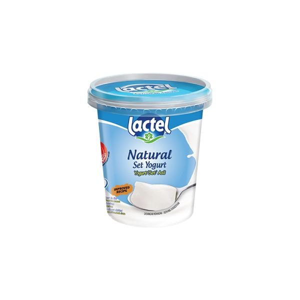 LACTEL NATURAL SET YOGURT (470G)