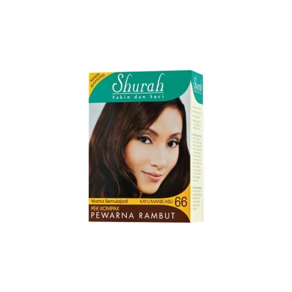 SHURAH PEWARNA RAMBUT - 66 KARENG MERAH ASLI (40G)