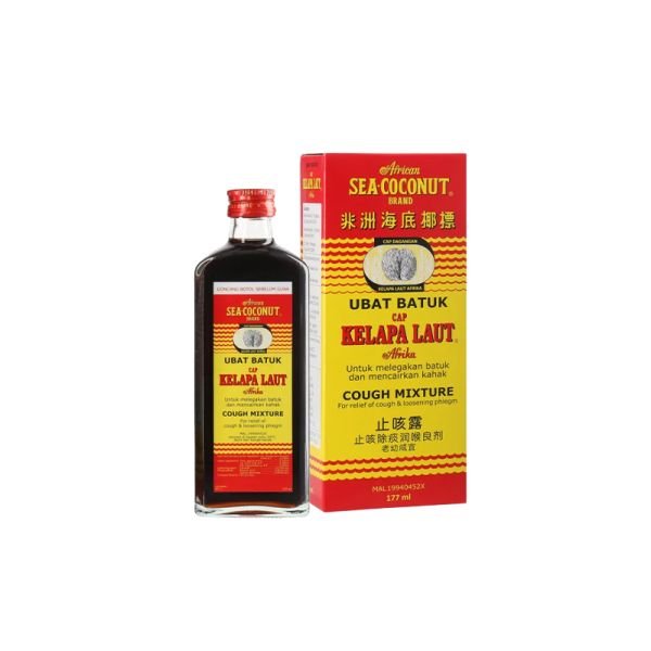 AFRICAN SEA-COCONUT BRAND COUGH MIXTURE SYRUP (177