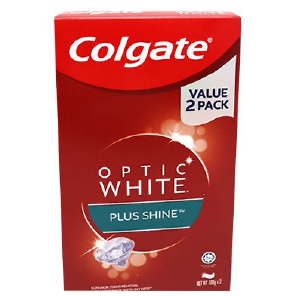 COLGATE OPTIC WHITE SPARKLING MINT (2 X 100G)