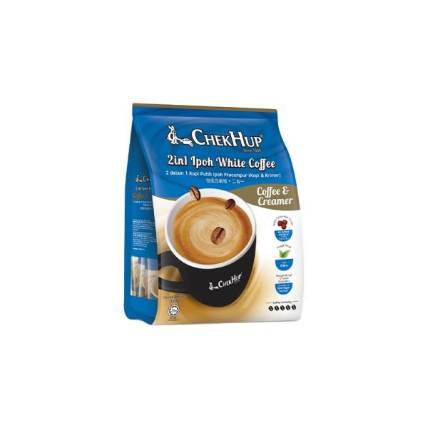 CHEK HUP WHITE COFFEE 2-IN-1 NO SUGAR (12S X 30G)