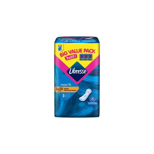 LIBRESSE MAXI NON-WINGS MULTIPACK (3 X 20 PIECES)