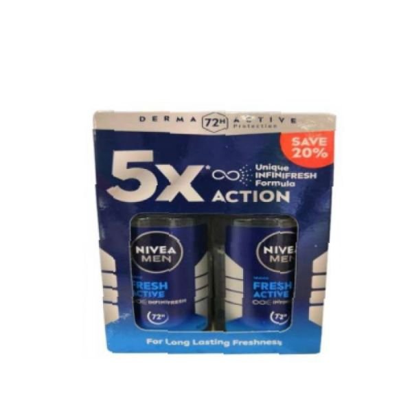 NIVEA (M) R/ON FRESH TP 1X2X50ML