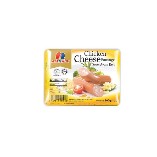 AYAMADU CHICKEN CHEESE SAUSAGES (300G)