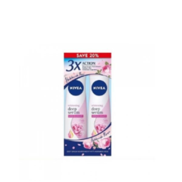 NIVEA DEO SPRAY(F) EXT WHT T/P 1X2X150ML