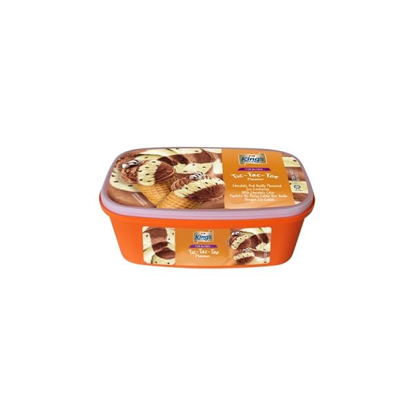 KING'S TIC-TAC-TOE NEAPOLITAN ICE CREAM (1.2L)
