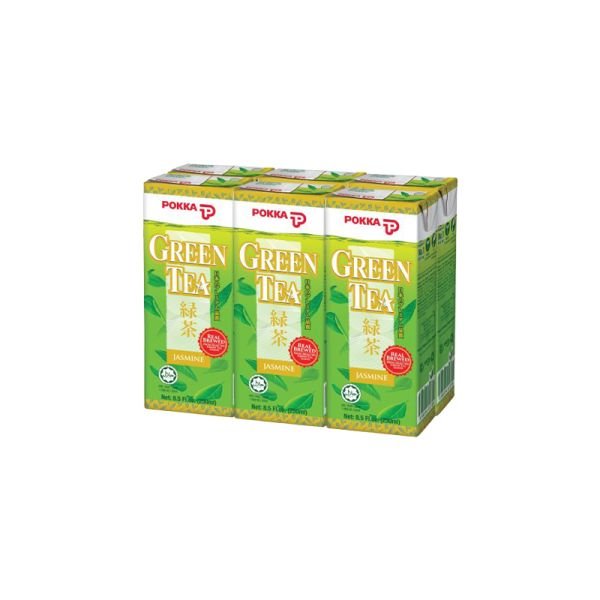 POKKA JASMINE GREEN TEA PACK (6 X 250ML)