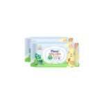 PUREEN BABY WIPES FRAGRANCE-FREE TWIN PACK (2X100'