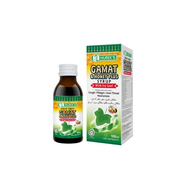 HURIX'S SIRAP GAMAT & MADU PLUS FOR CHILDREN (60ML