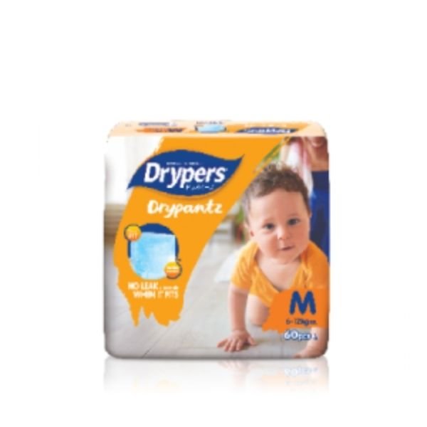 DRYPERS DRYPANTZ MEGA PACK - SIZE M (58'S)