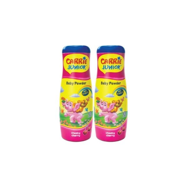 CARRIE JUNIOR BABY POWDER CHEEKY CHERRY - TWIN PAC
