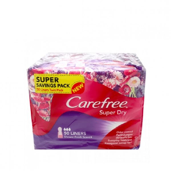CAREFREE PANTYLINERS - SCENTED TWIN PACK (2X40'S)