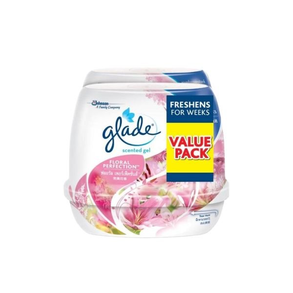 GLADE SCENTED GEL AIR FRESHENER FLORAL PERFECTION