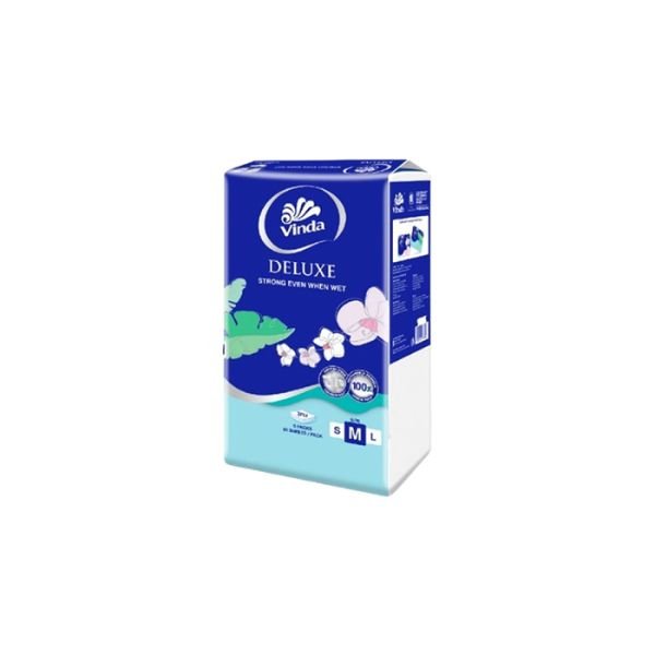 VINDA DELUXE 3-PLY SOFT PACK FACIAL TISSUE MEDIUM