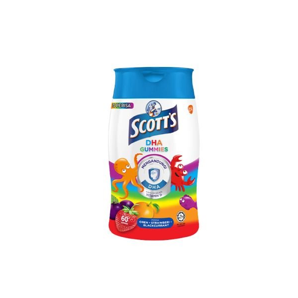 SCOTT'S DHA GUMMIES - ASSORTED FLAVORS (60S)