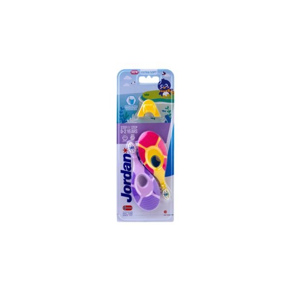 JORDAN TOOTHBRUSH KIDS STEP 1 TWIN PACK (EXTRA SOFT) (2 PIECES)